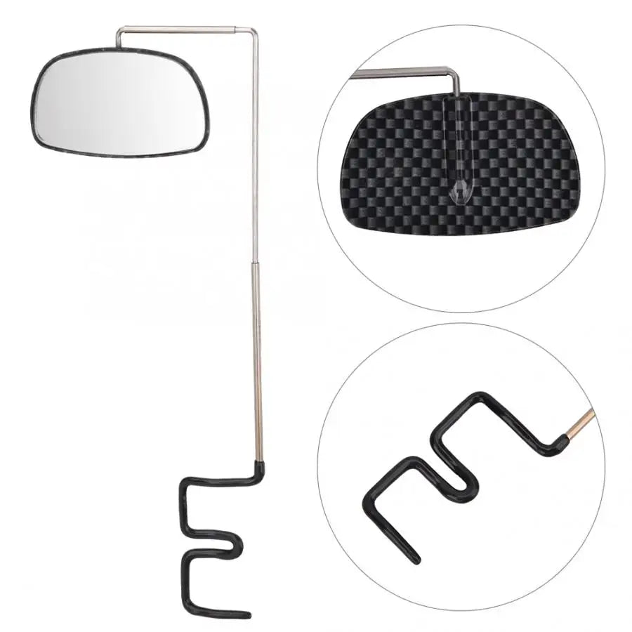 Clip on rear view mirror for your glasses.