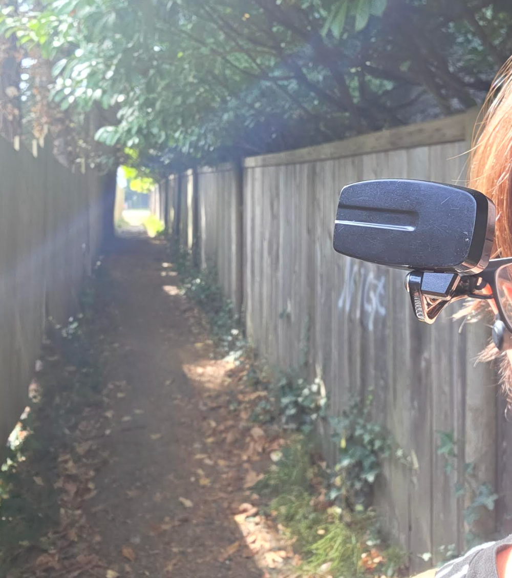 Clip on Rear view mirror for your glasses